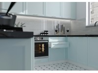 Кухня "Тулиппа" МДФ Небесно Голубой 3200х2200мм. в Луганске Кухня "Тулиппа" МДФ Небесно Голубой 3200х2200мм. в Луганске